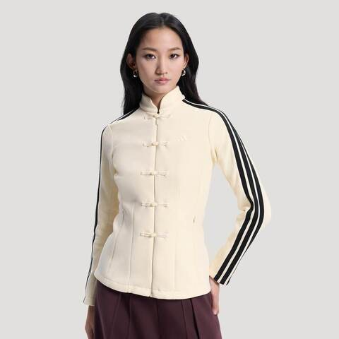 adidas阿迪达斯2026女子SPACER JACKET针织无帽外套HY2129