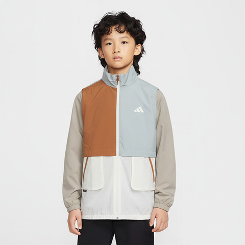 Adidas Kids阿迪儿童2026男小童LK WV JKT梭织无帽外套KH0238