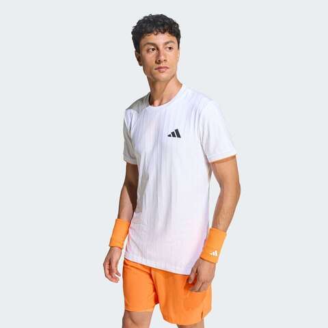 adidas阿迪达斯2026男子FLFT TEE PRO针织无领短TKG6054