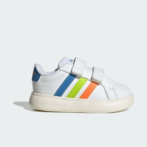 Adidas Kids阿迪儿童2026男婴童GRAND COURT 3.0 BUBBLE CF I男训童装JP9379