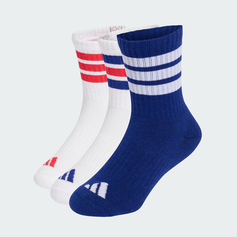 Adidas Kids阿迪儿童2026男小童3S KD C CRW 3P中袜优惠装KF0153
