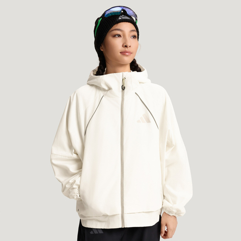 adidas阿迪达斯2026女子XPL W WR TSN J梭织连帽外套KD4381