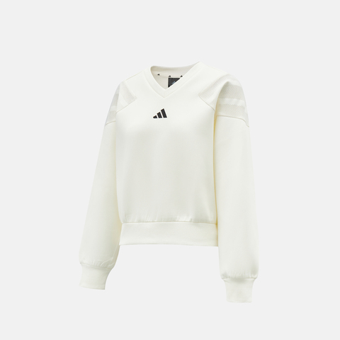 adidas阿迪达斯2026女子W FI 3S MT SW针织无帽卫衣KC5816