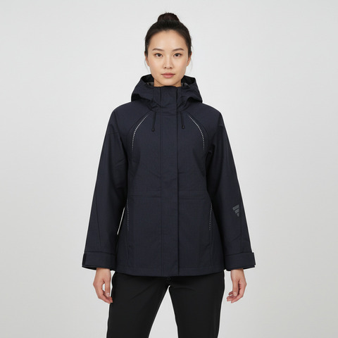 Adidas FOS阿迪先锋运动2026女子FOS W WV DN JKT梭织连帽外套KV4873