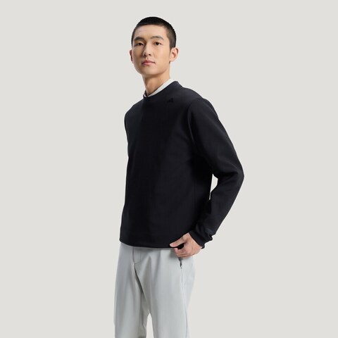 adidas阿迪达斯2026男子WUZONG WEN CREW针织无帽卫衣KG0802