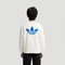 Adidas Original阿迪三叶草2026男大童JK LS CREW针织无帽卫衣KW1184