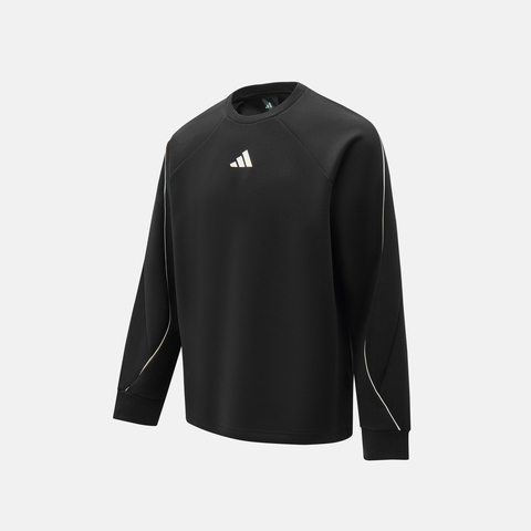 adidas阿迪达斯2026男子M STADIUM CRW针织无帽卫衣JZ2767