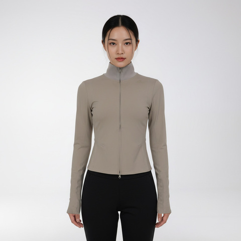 Adidas FOS阿迪先锋运动2026女子ES W TR MIDL针织无帽外套KD6091