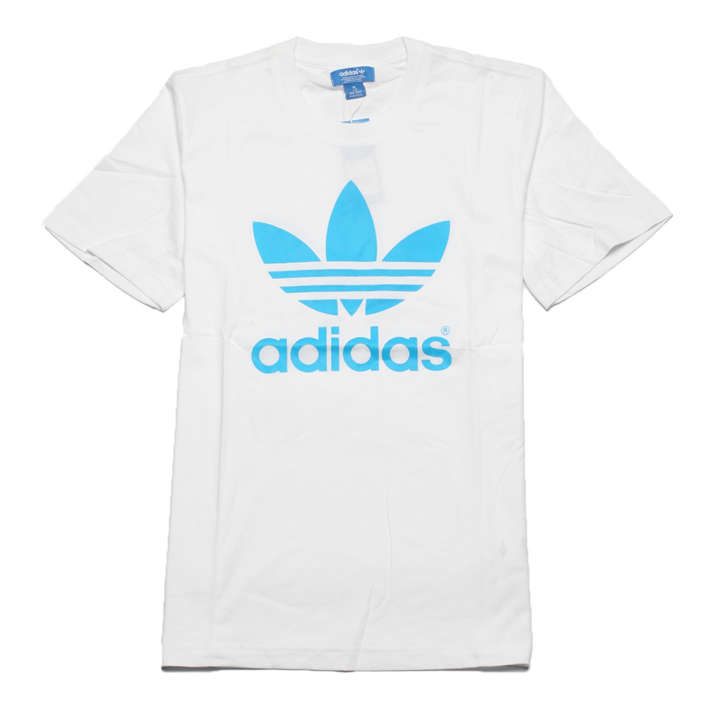 adidas阿迪三叶草男子生活休闲圆领短t恤f80893