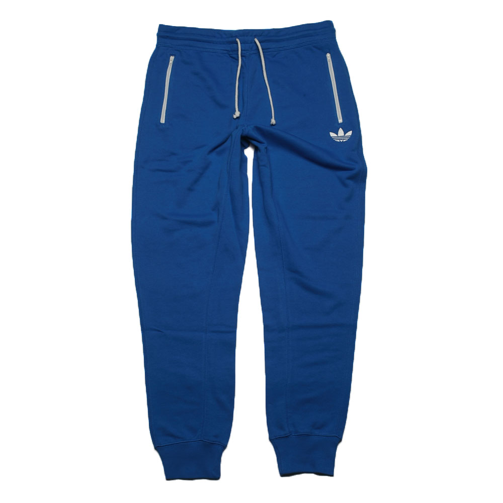 originalsamp23天蓝色】adidas阿迪三叶草男子休闲针织长裤f78135
