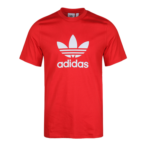 adidas Originals阿迪三叶草男子TREFOIL T-SHIRT圆领短T恤EJ9678