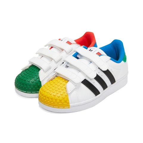 Adidas Original阿迪达斯三叶草2021男小童SUPERSTAR CF CKIDS休闲鞋H03964