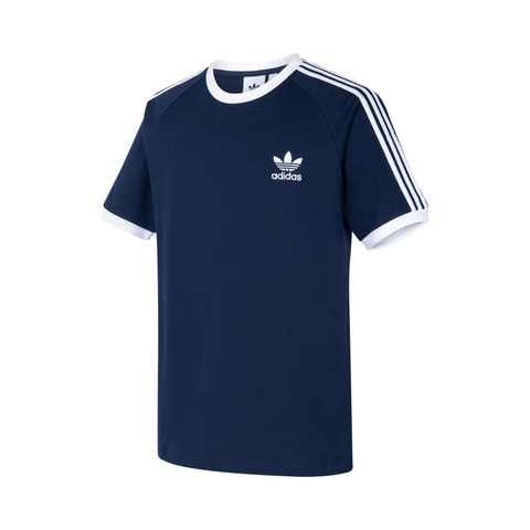 adidas Originals阿迪三叶草2023男子3-STRIPES TEE圆领短T恤IA4850