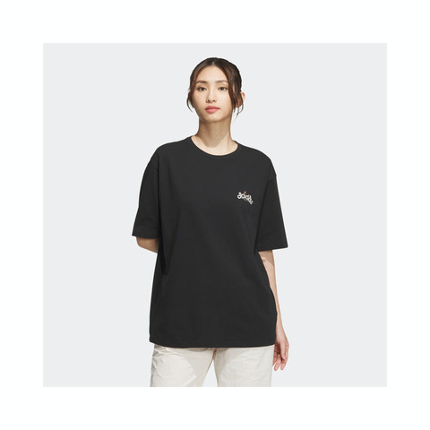 adidas Originals阿迪三叶草2023女子SUMMER TEE SS 3圆领短T恤IK8635