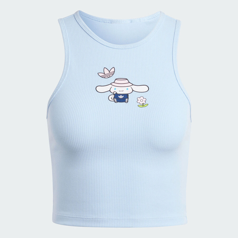 adidas Originals阿迪三叶草2024女子TANK TOP C薄背心JG8052