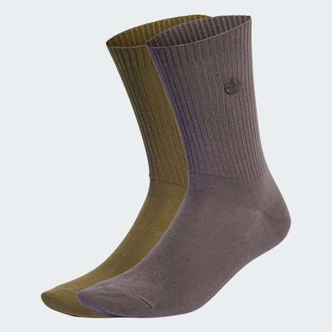 adidas Originals阿迪三叶草2024中性CREW SOCK 2PP袜子IS1629