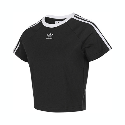 【ADIDAS】3S Callie Short Sleeve Tee - Black / JC8703 3-Stripes Cali Short Sleeve Tee - Black | adidas Hong Kong