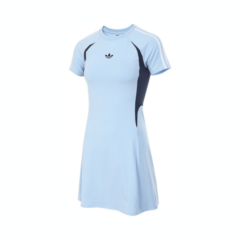 adidas Originals阿迪三叶草2024女子JERSEY DRESS SS短袖连衣裙JD1136