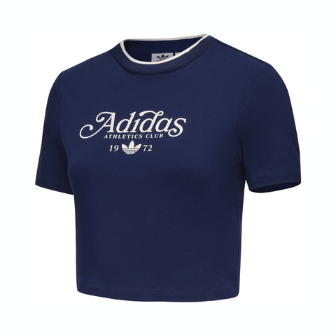 adidas Originals阿迪三叶草2024女子BABY TEE GRX圆领短TIX3544