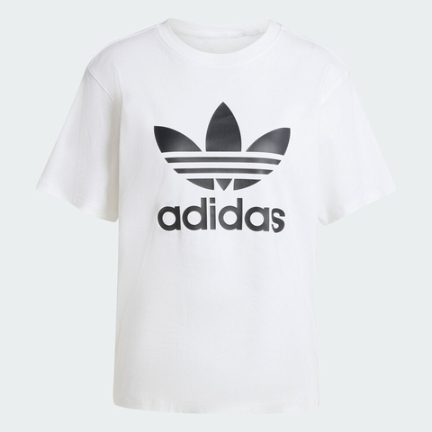 adidas Originals阿迪三叶草2024女子TREFOIL TEE圆领短TIR9534