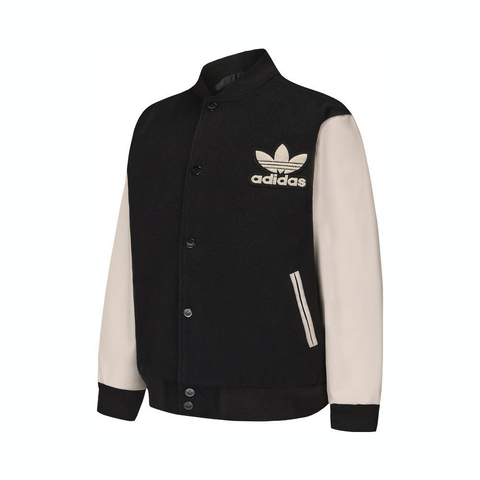 adidas originals阿迪三叶草小童2024男大童VRCT JACKET棉服IY7505