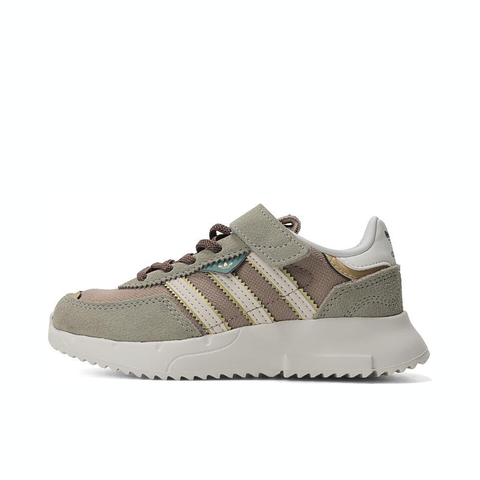 adidas Originals阿迪三叶草小童2024男小童RETROPY F2 CF EL C三叶草童装JP7031