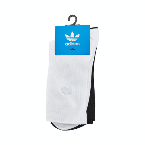 adidas originals阿迪三叶草2023中性CREW SOCK 2PP袜子IC8699