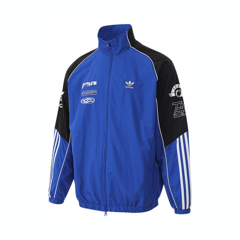 阿迪三叶草KLE09蓝】adidas Originals阿迪三叶草2024男子MOTO JKT M梭