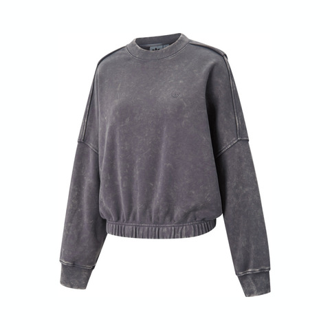 adidas Originals阿迪三叶草2024女子P ESS SWEATER针织无帽卫衣IY7397