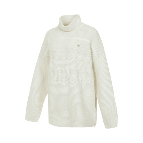 adidas originals阿迪三叶草2024女子OS TURTLENECK针织线衫IX0965