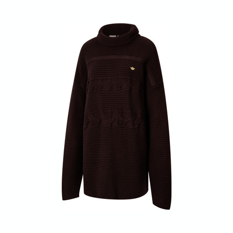adidas Originals阿迪三叶草2024女子OS TURTLENECK针织线衫IX0966