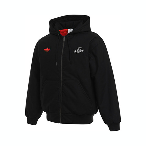 adidas originals阿迪三叶草2024男子100T JACKET梭织连帽外套JP0817