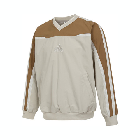 Adidas Original阿迪三叶草2025男子CUTLINE PULLOV梭织无帽卫衣JD5396