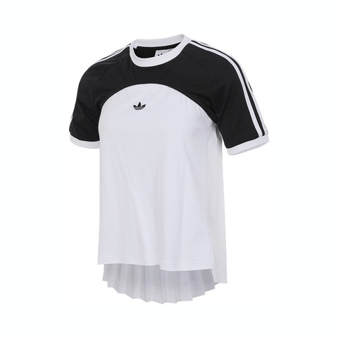 adidas Originals阿迪三叶草2025女子CALI TEE针织无领短TJZ6784