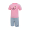 adidas Originals阿迪三叶草2025男小童TEE D SHORT SET短袖套服JZ9943