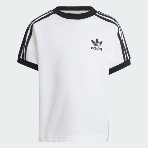 adidas Originals阿迪三叶草2025男小童3STRIPES TEE针织无领短TJE0517