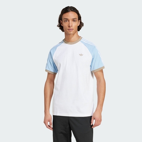 adidas Originals阿迪三叶草2025男子CALI TEE针织无领短TKC4960