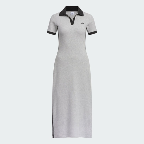adidas Originals阿迪三叶草2025女子POLO DRESS短袖连衣裙KF0318