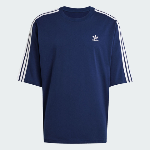 adidas Originals阿迪三叶草2025男子OVERSIZE TEE针织无领短TJP1059