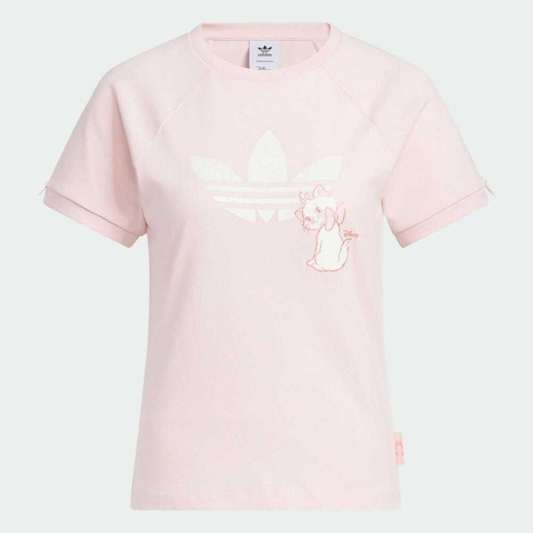 adidas Originals阿迪三叶草2025女子W REG TEE针织无领短TKC3097