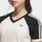 adidas Originals阿迪三叶草2025女子V NECK TEE针织无领短TKF0316