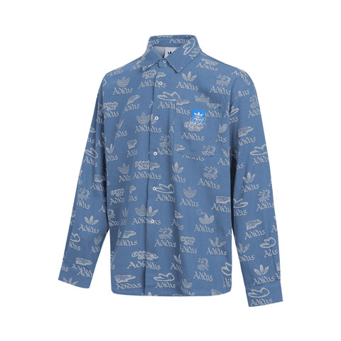 adidas Originals阿迪三叶草2025男子CS LS SHIRT M针织长袖衬衫JN1662