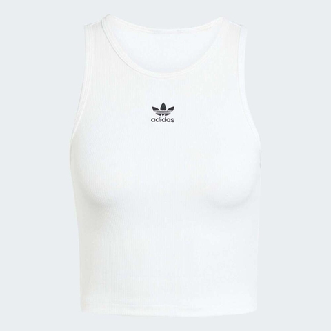adidas Originals阿迪三叶草2025女子ESS RIB TANK休闲背心JC9007