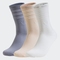 adidas Originals阿迪三叶草2025中性CREW SOCK 3PP中袜优惠装JJ4305