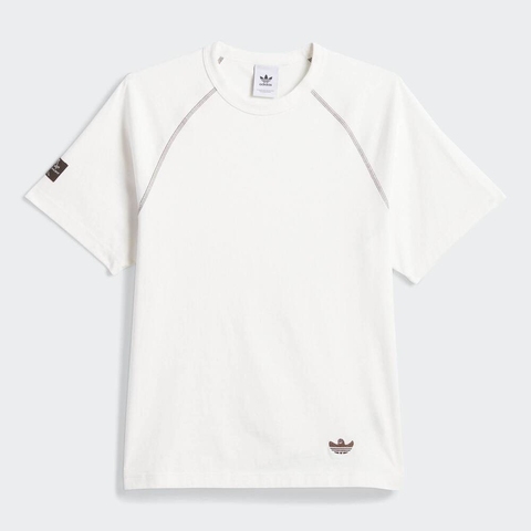 adidas Originals阿迪三叶草2025男子SHMOO FW TEE针织无领短TJC7653