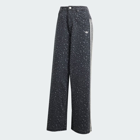 adidas Originals阿迪三叶草2025女子DNM LOOSE PANTS牛仔长裤KA2679