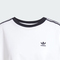 adidas Originals阿迪三叶草2025女子3S LOOSE CROP T针织无领短TJC8150