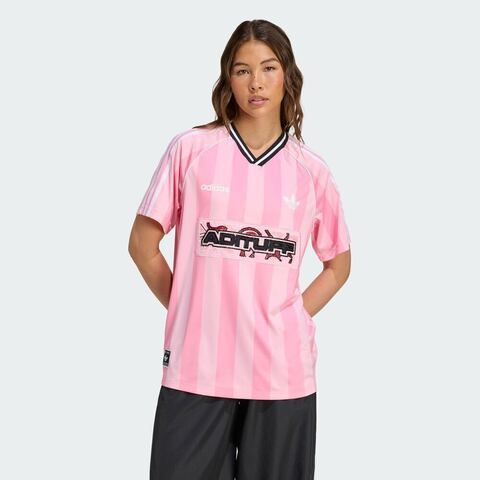 adidas Originals阿迪三叶草2025女子JERSEY针织无领短TKD2272