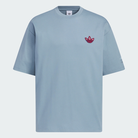 adidas Originals阿迪三叶草2025男子LM TEE针织无领短TKE5892