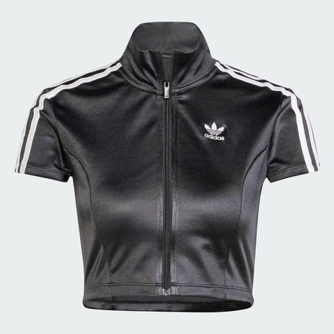 adidas Originals阿迪三叶草2025女子SHORTSLEEVE TT针织有领短TJD0277